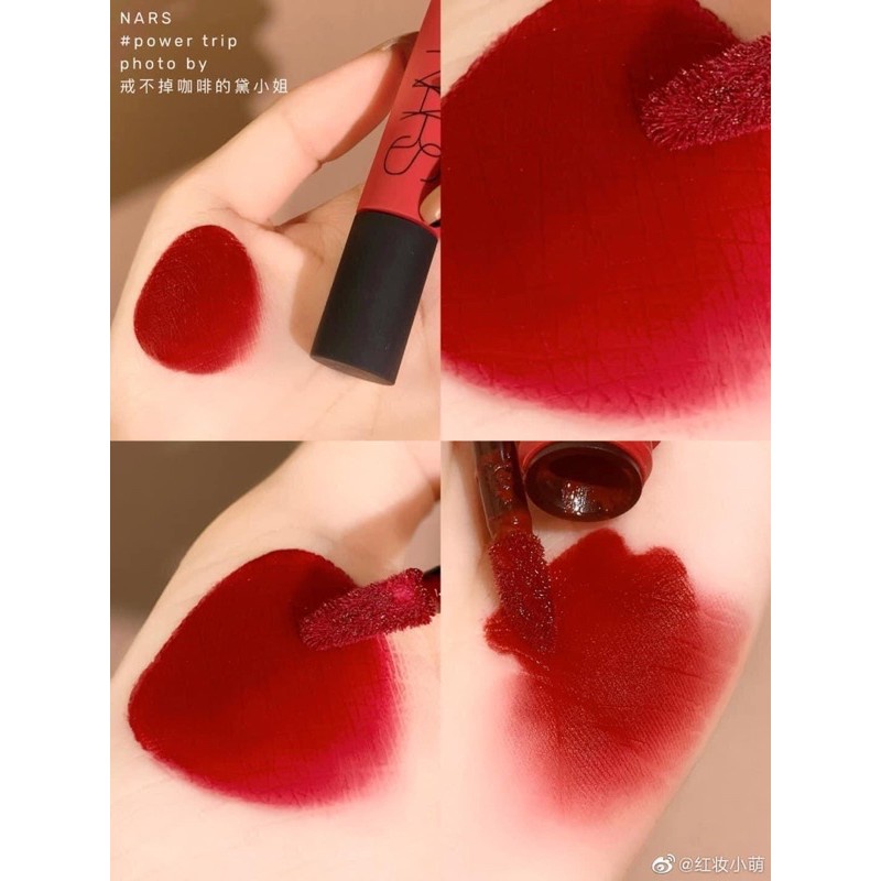 [CÓ BILL DUTYFREE] Son Kem NARS Air Matte Lip Color màu Power Trip đỏ thuần