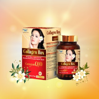 Viên uống đẹp da Collagen Rox Coenzym Q10 tăng nội tiết tố nữ - Hộp đỏ 60 viên