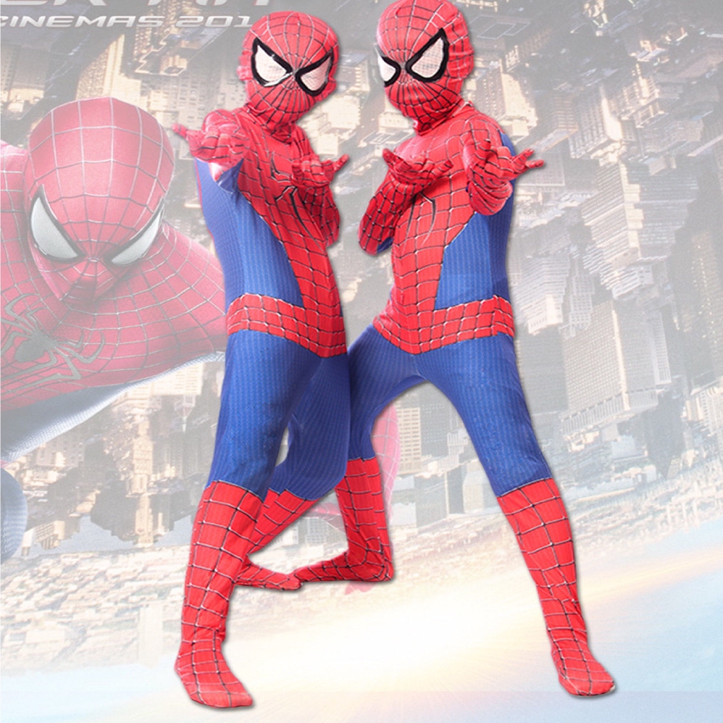 Bộ đồ hóa trang Spider Man cho bé trai 11 -12 tuổi