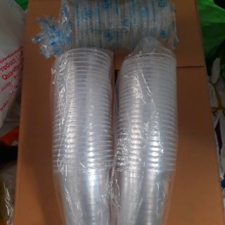 Ly Nhựa  800ml (50 ly và 50 nắp)