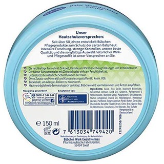 Kem hăm Bubchen Baby Wundschutz Creme 150ml