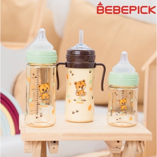 Bebepick Hổ Mint bình sữa nhựa PPSU núm ti silicone size 150ml - 250ml Hàn Quốc
