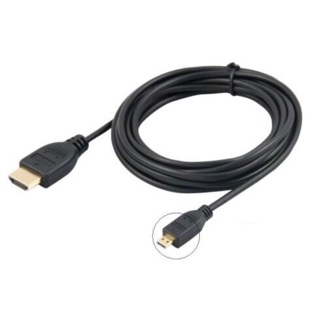 [Mã ELHACE giảm 4% đơn 300K] Cáp chuyển tín hiệu micro hdmi sang hdmi dài 1.5m