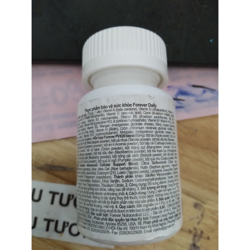 Viên bổ sung rau, củ, quả Forever Daily tốt cho sức khỏe