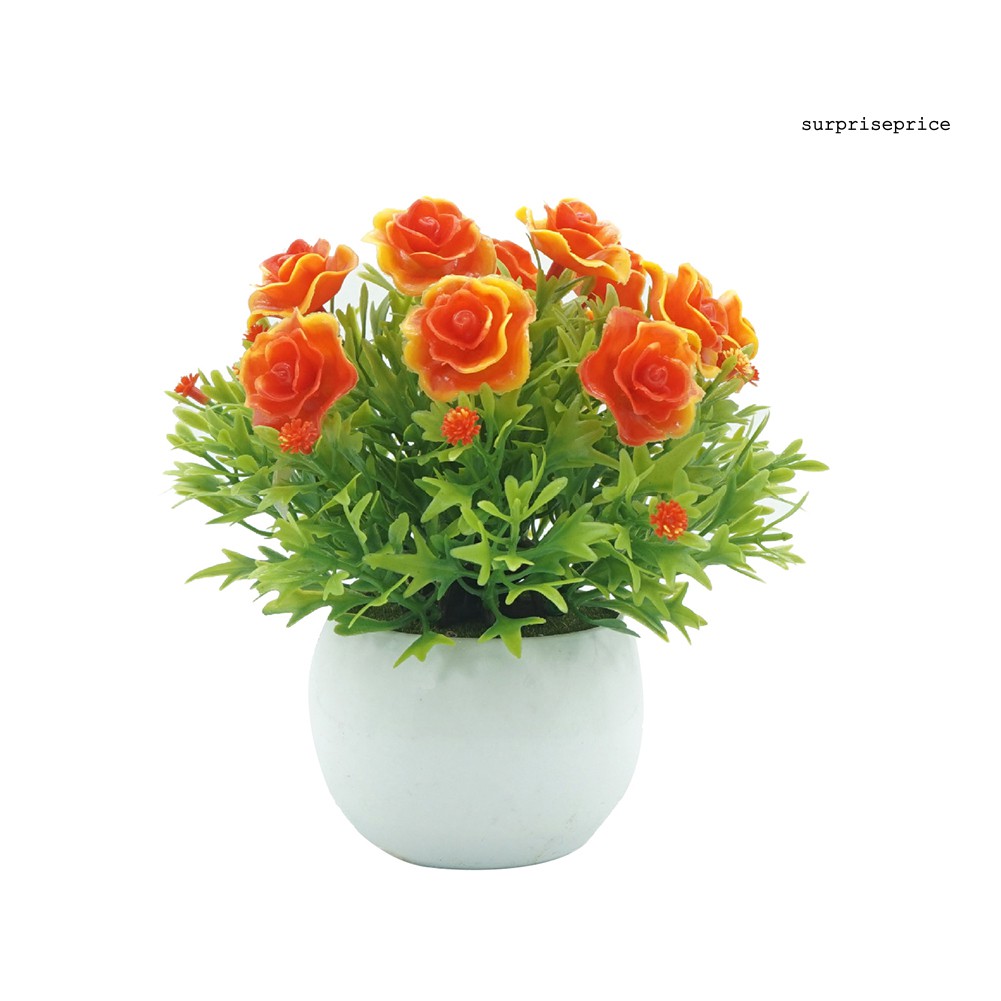 Chậu hoa nhân tạo dùng cho trang trí diy chất liệu nhựa