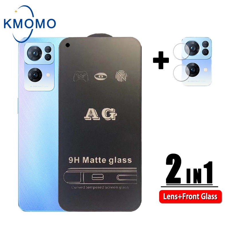 Kính cường lực OPPO chống vân tay, mồ hôi AG full màn cho Reno 8T 8 Pro 5G 8z 7 7z 6 6z 5 5z 4 3 2 2z 2F 10x Zoom lực bảo vệ camera