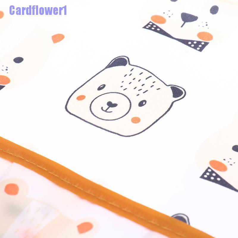 Yếm Ăn Tay Dài Chống Thấm Nước Họa Tiết Nghệ Thuật Kèm Túi Cho Bé