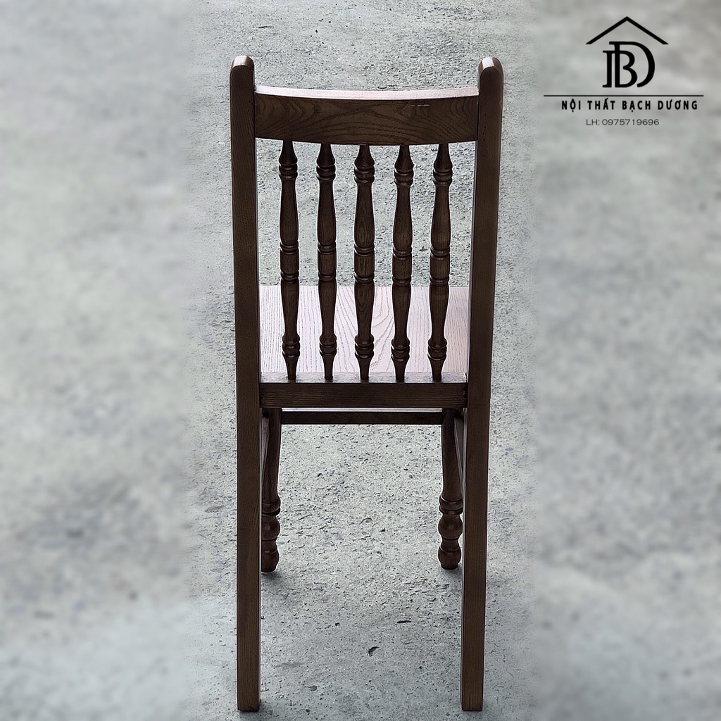 - Ghế cafe lưng song tiện tròn