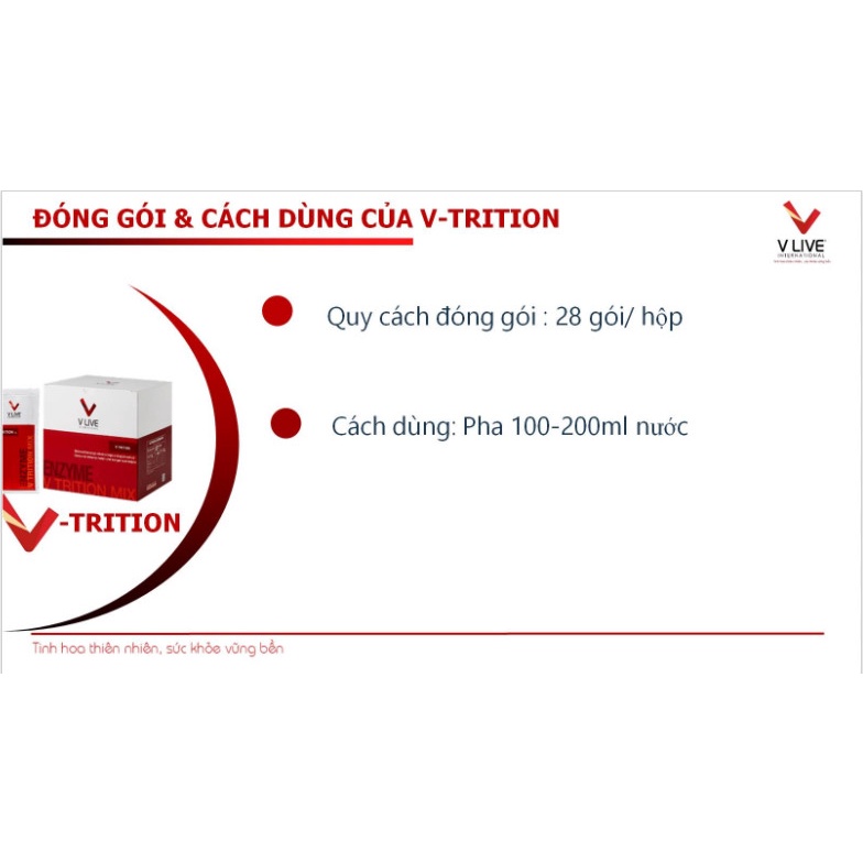 Thực phẩm bảo vệ sức khỏe hệ tiêu hóa V-Trition