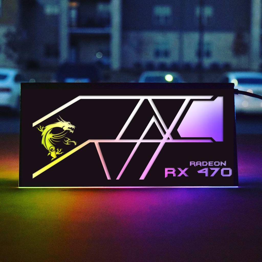 RGB MSI VGA Backplate