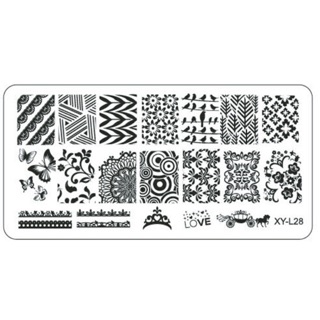 Bảng in móng Mica trang trí móng nail
