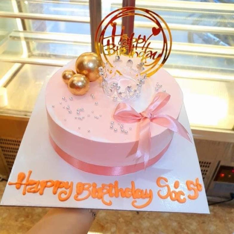 Tem cắm mica cake topper trang trí bánh sinh nhật