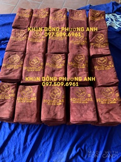 Thêu khăn spa từ 20-30c (đặt kèm khăn)