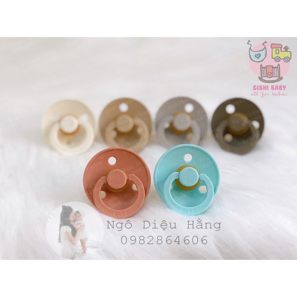 Ti giả Bibs Colour size 1 (0-6m) - TẶNG KÈM NẮP TI (inbox nếu chọn màu)