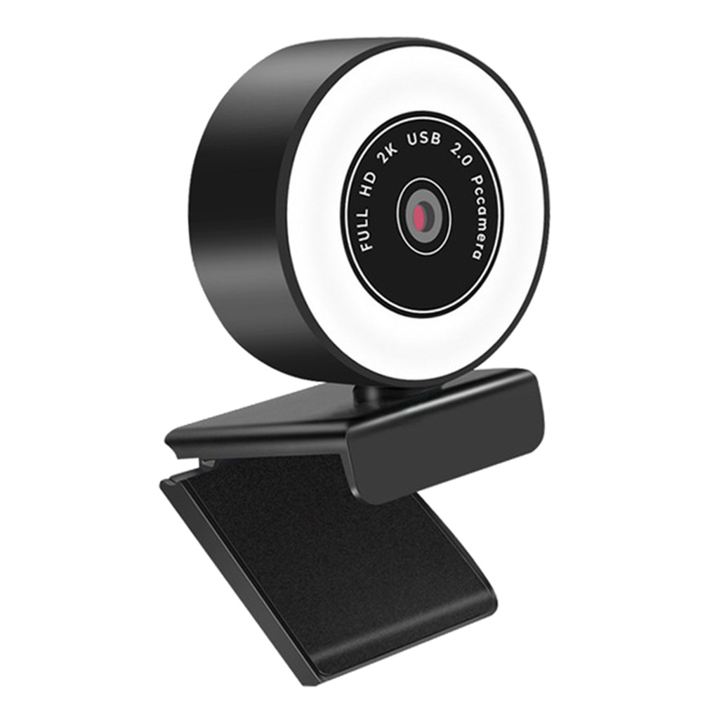 [giá giới hạn] Mini 1080P/2K/5MP Webcam with   Fill Light and Mic  1080p Fixed Focus | BigBuy360 - bigbuy360.vn