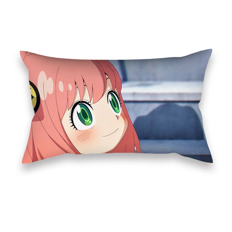 Vỏ Gối Vuông 50*30cm In Hình Phong Cách Anime Độc Đáo