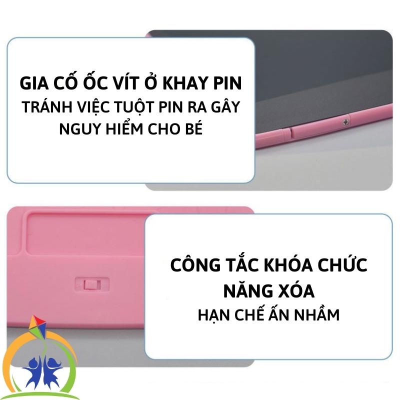 Bảng vẽ điện tử tự xóa, Bảng viết đồ chơi thông minh cho bé trai, bé gái GenKids