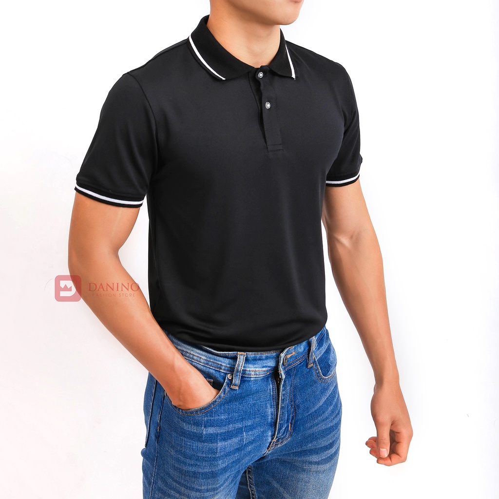 Áo polo nam có cổ vải cá sấu cotton cao cấp mềm mịn đủ màu basic local brand Danino PL01