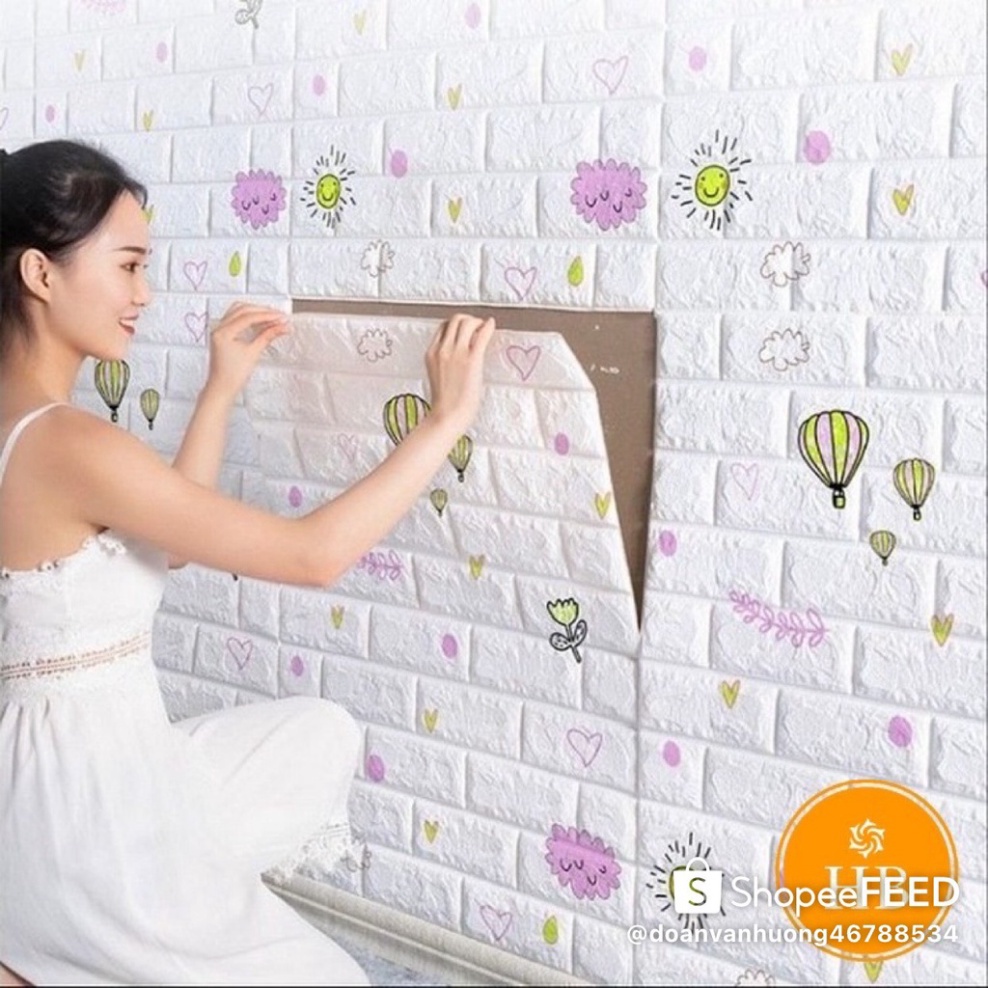 XỐP DÁN TƯỜNG HOẠT HÌNH DORAEMOM, HELLOKITTY LOẠI 1 MF375