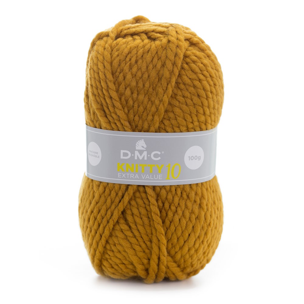 Cuộn len sợi đan tay siêu to khổng lồ AC , Acyrlic Yarn DMC Knitty 10