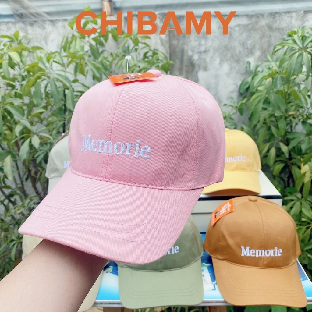 Nón Lưỡi Trai Nam Nữ Memorie  chất kaki đẹp