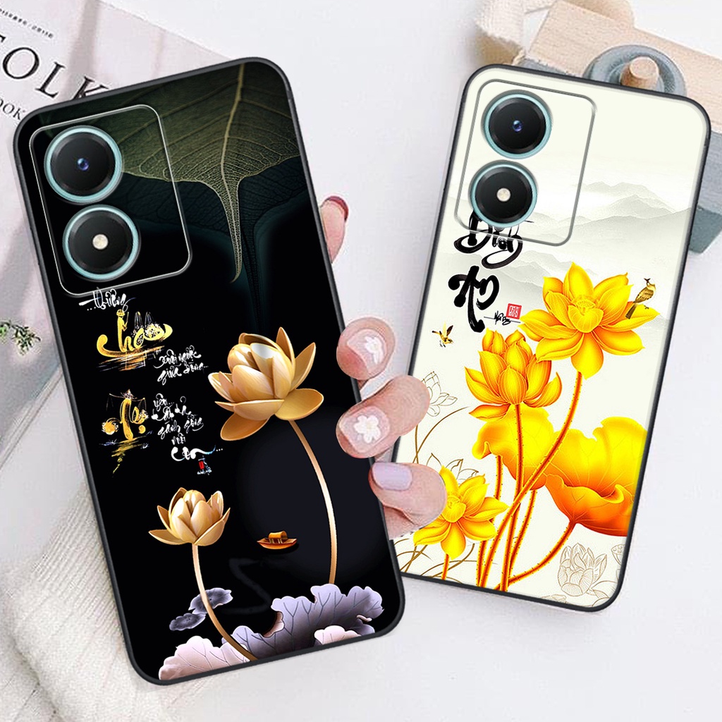 Ốp lưng Vivo Y02S in hình chữ tài chữ lộc, Cha Mẹ, bình an SIÊU ĐẸP