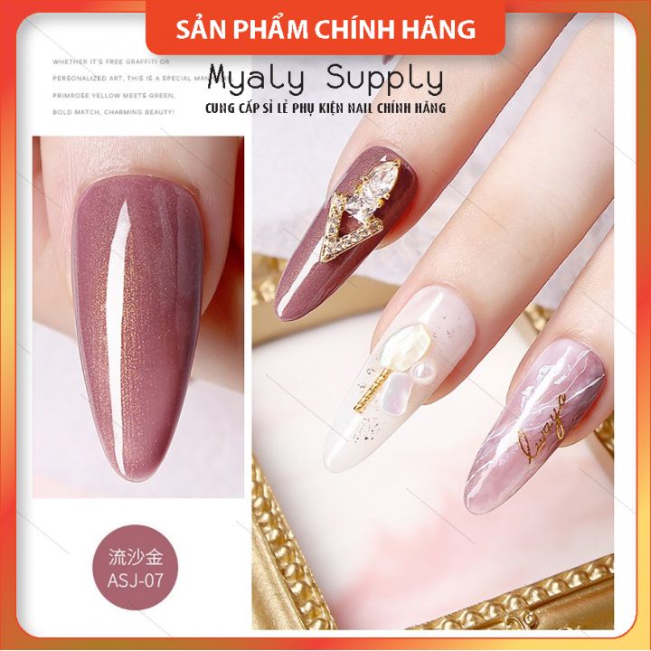 Set Sơn Nhũ AS Chai Đỏ Nắp Nhọn 9 Chai Cao Cấp ASJ SP000366