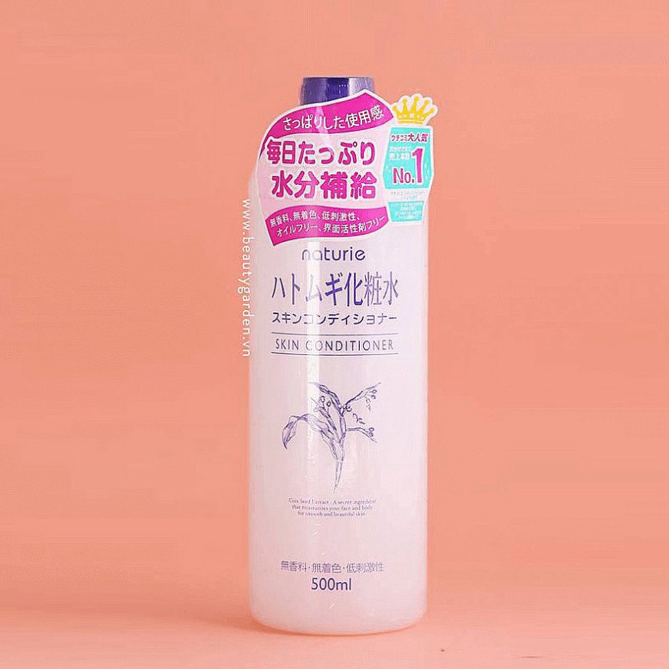 Lotion dưỡng ẩm Naturie Hatomugi Skin Conditioner Chai 500ml U761