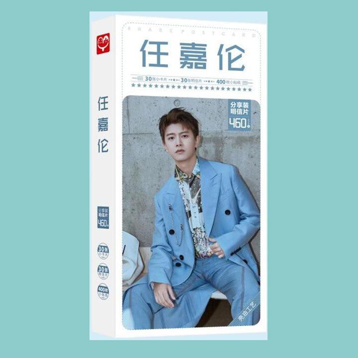 [Mã LIFEBOOK2 giảm 10% đơn 0Đ] Hộp ảnh Postcard Luhan Lộc Hàm có ảnh dán sticker lomo in hình