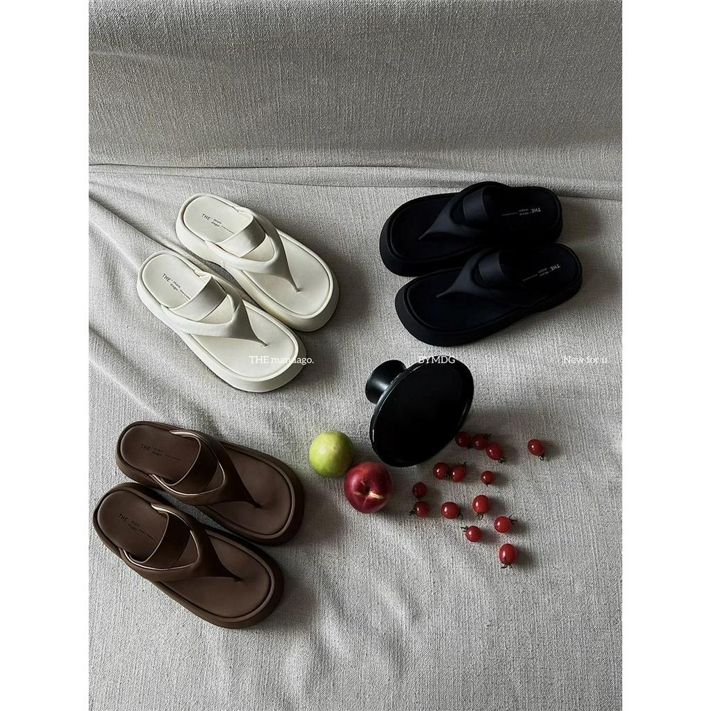 Dép Xỏ Ngón Đế Dày Thời Trang Mùa Hè Hàn Quốc 2023