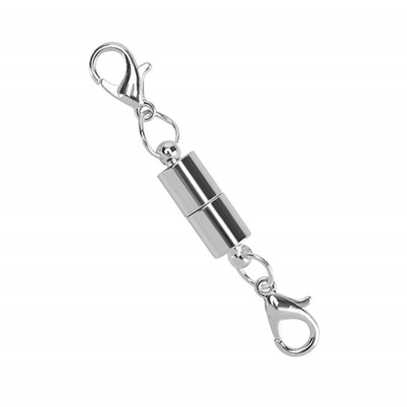 1 móc khóa tròn nam châm cho vòng tay, Vòng cổ