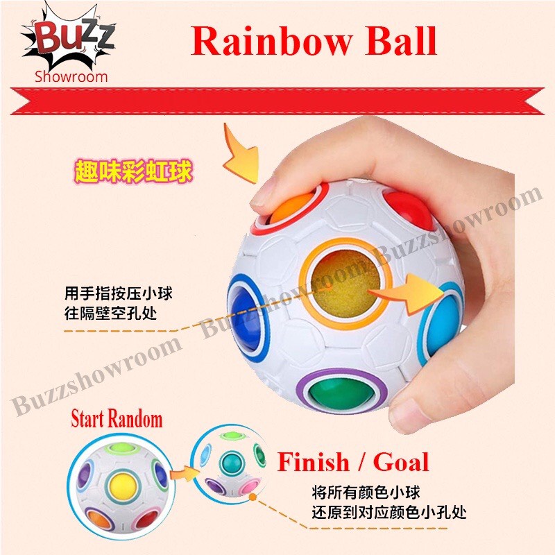 Bóng Rubic | Đồ Chơi Nâng Cao Trí Tuệ Cho Bé