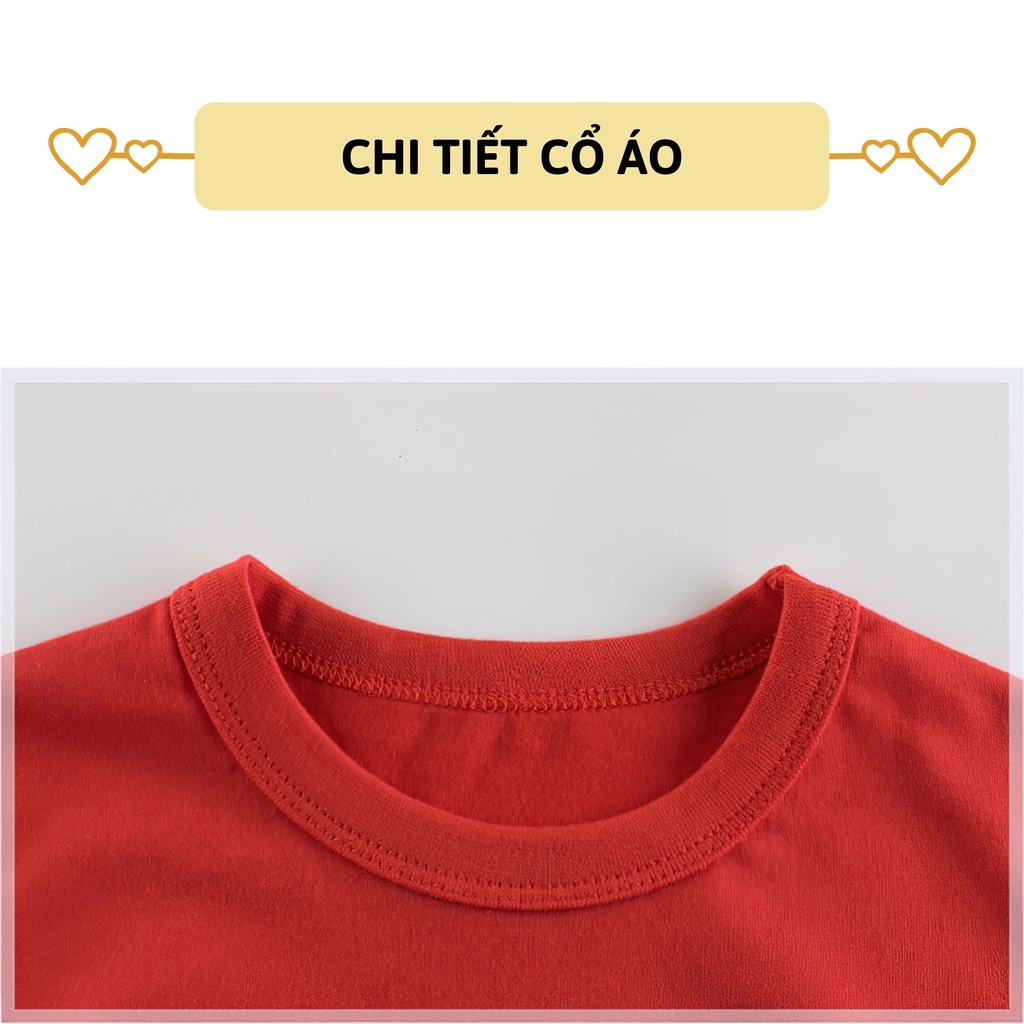 Áo thun bé trai ngắn tay 27Kids áo cộc nam 100% Cotton cho trẻ từ 2-10 tuổi BSTS10