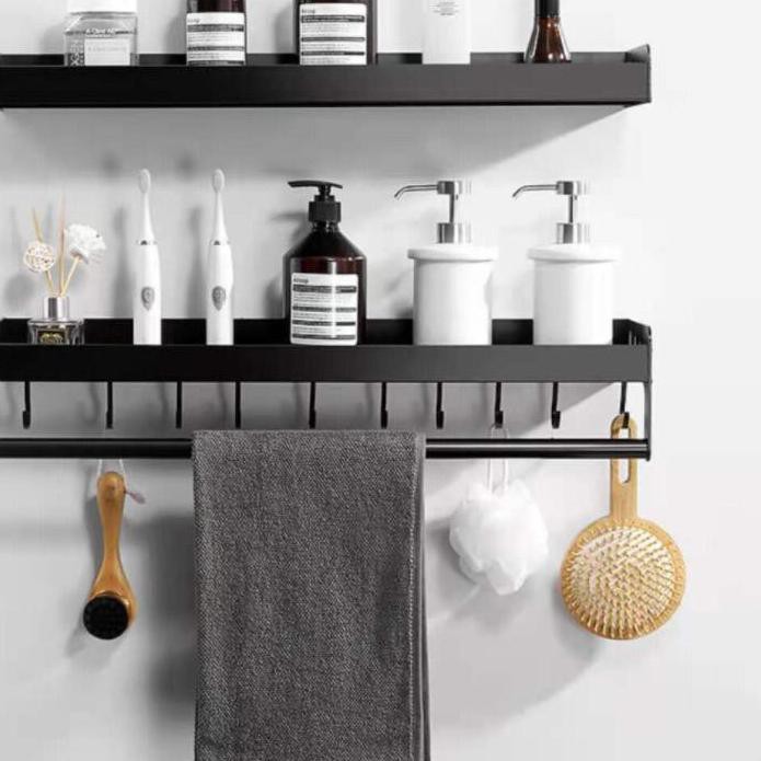 Giá Nhôm Treo Tường Đựng Đồ Dùng Nhà Bếp Tiện Dụng | BigBuy360 - bigbuy360.vn