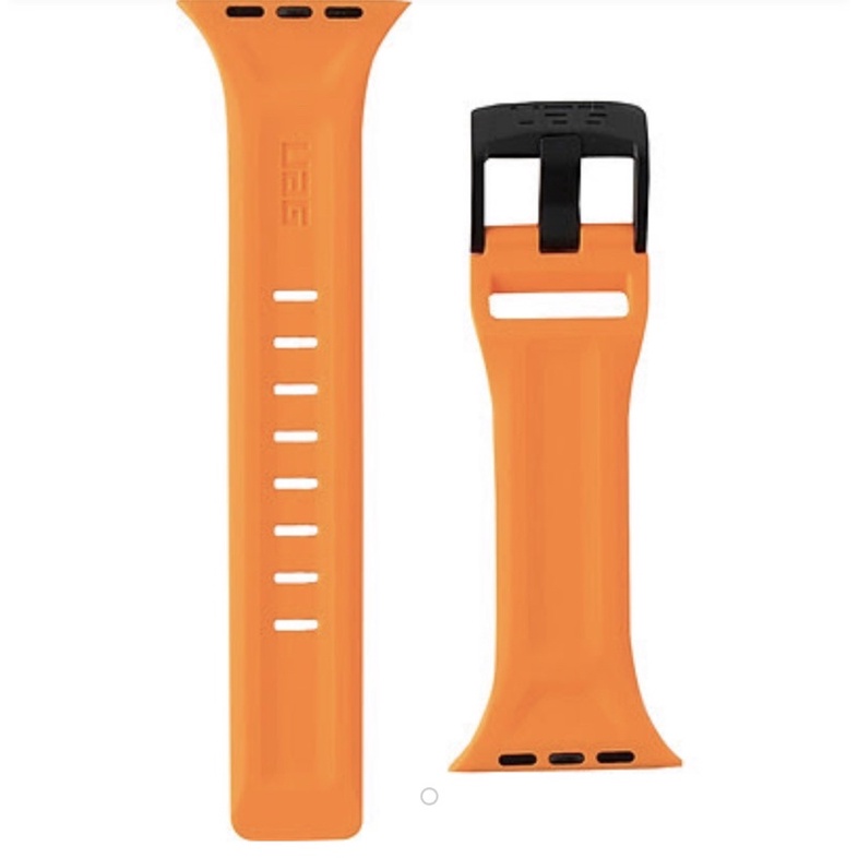 Dây Đeo Thay Thế Cho Apple Watch UAG Scout Strap (Silicone Chất Cao su) - Hàng Chính Hãng - Size 44/42 - Black