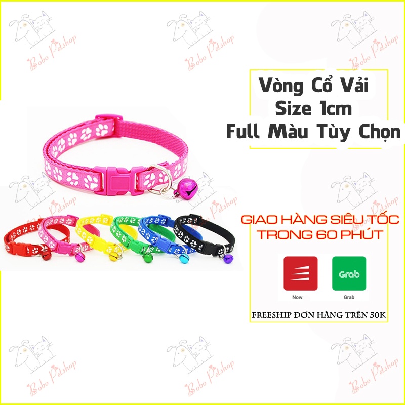 Vòng Cổ Nhiều Màu Cho Chó Mèo Có Chuông Giữ Chặt Giám Sát Thú Cưng Mọi Lúc - Bobo Pet Shop Hà Nội