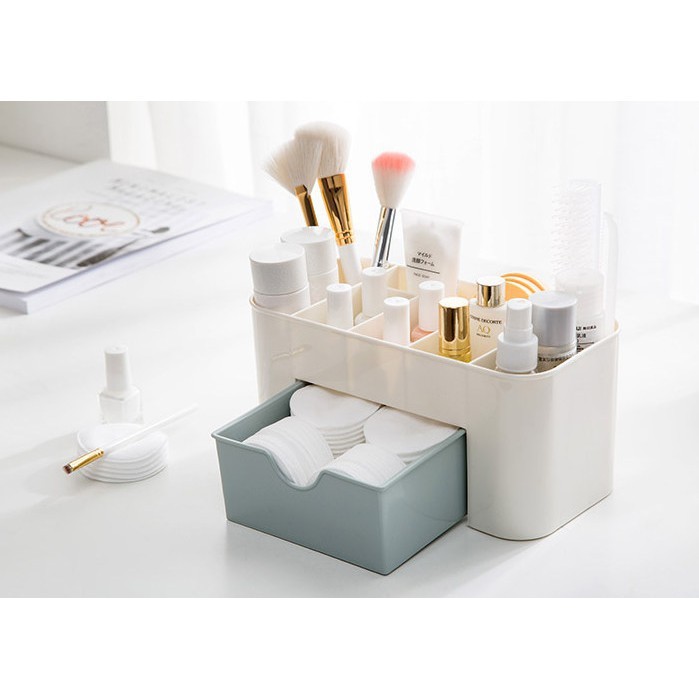 Hộp đựng mỹ phẩm có ngăn kéo nhiều màu