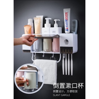 Kệ để đồ nhà tắm đa năng có kèm 3 cốc