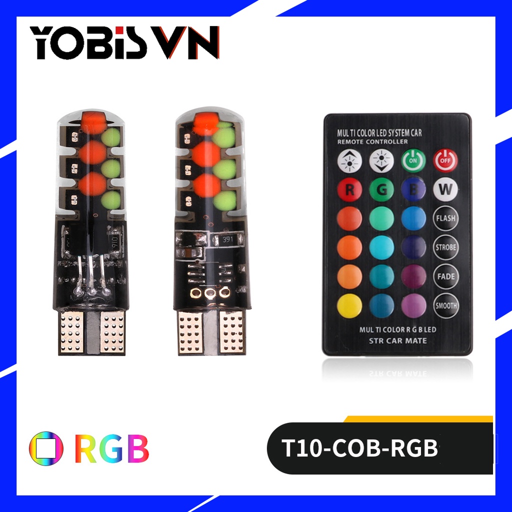 ĐÈN LED RBG CÓ REMOTE XE HƠI SIÊU SÁNG