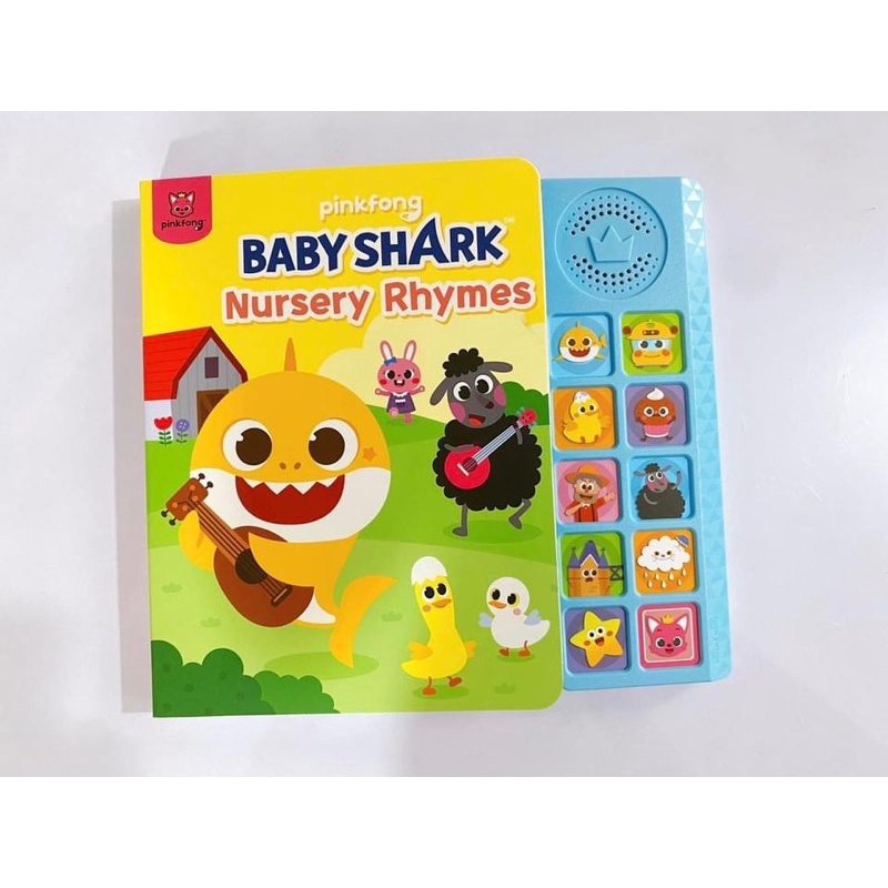 Sách Nhạc Baby Shark Pinkfong - Chính hãng - Sách âm thanh cho bé 1,2,3,4 tuổi sound book