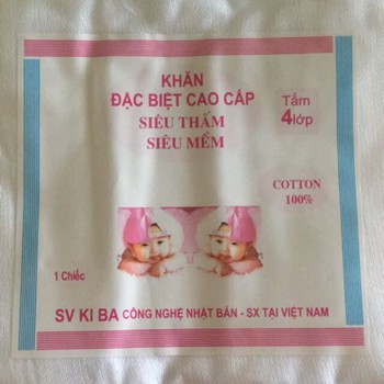 Khăn tắm xô Kiba siêu thấm, siêu mềm