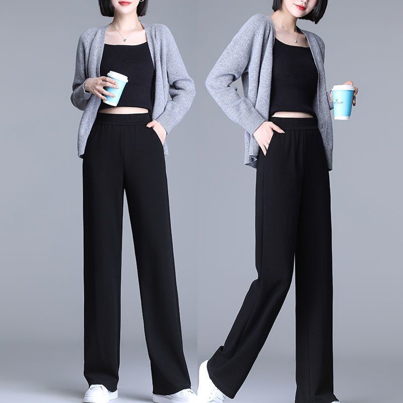 Quần Dài Nữ Ống Rộng Phong Cách Hàn Quốc Thời Trang Mới