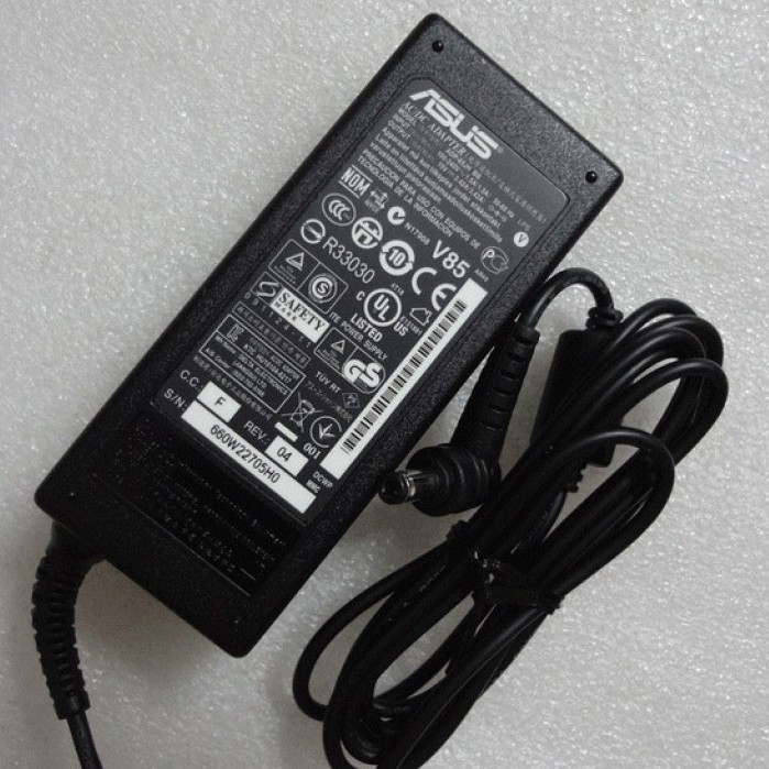 (ADAPTER) SẠC LAPTOP ASUS 19V-3.42A (65W) (Đầu thường) kích thước đầu ghim (5.5 x 2.5 mm)