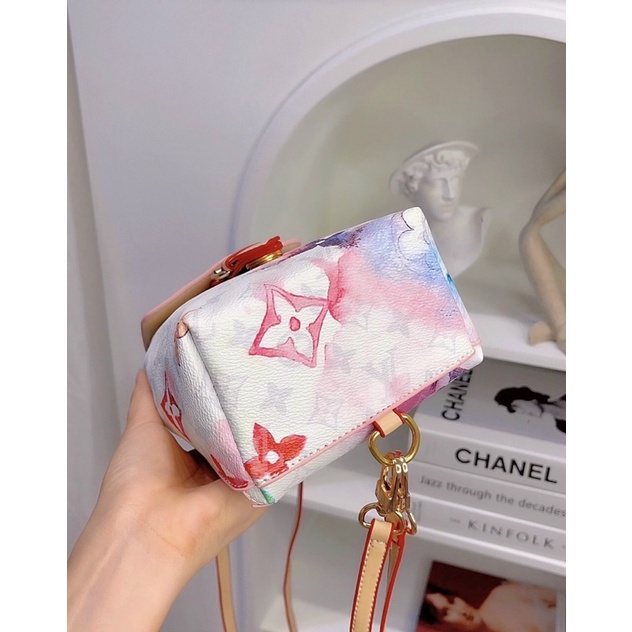 Balo mini thời trang đựng vừa đt in hoạ tiết lv❣️Freeship❣️