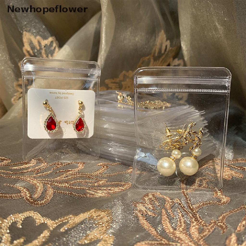 Bộ 20 Túi zip Nhựa PVC Trong Suốt 26 Dây