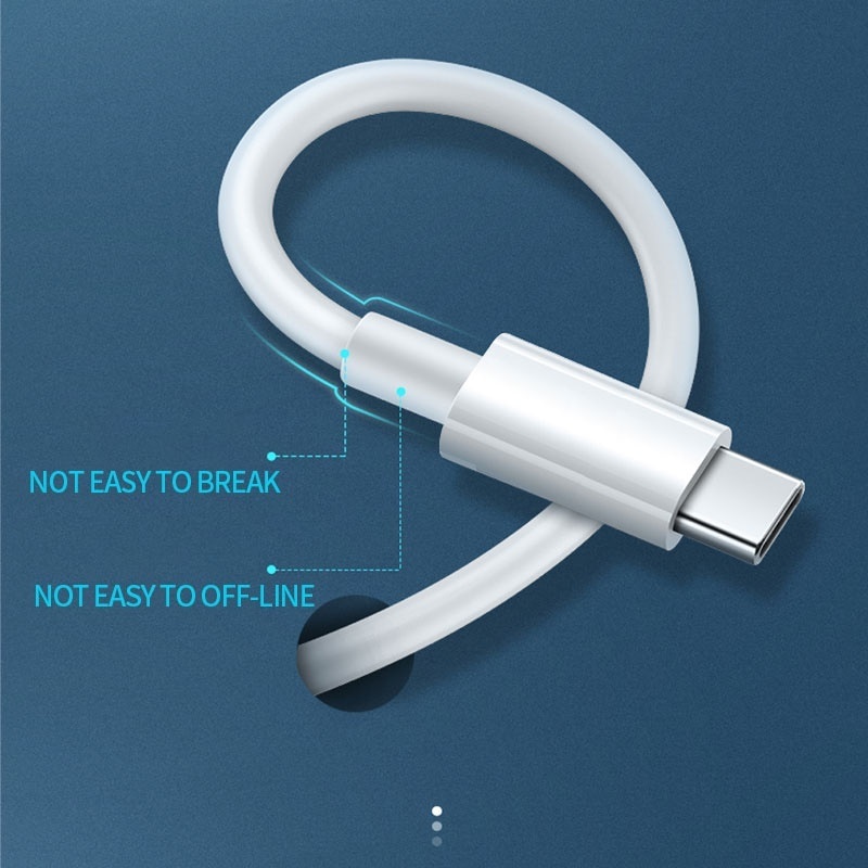 Dây cáp sạc nhanh chuyển đổi dữ liệu thích hợp cho PD 0.5cm / 1m / 1.5m 3a đầu cắm sang đầu cắm loại-C