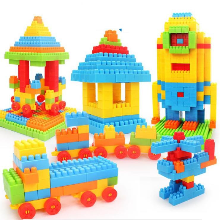 Đồ chơi trẻ em XẾP HÌNH LEGO lắp ráp 360 chi tiết. Giúp bé từ 2-6 tuổi phát triển trí thông minh, tư duy logic new