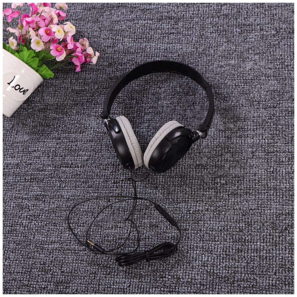 Tai nghe chụp tai F10 kèm mic loại tốt (màu trắng - có thể gấp gọn)