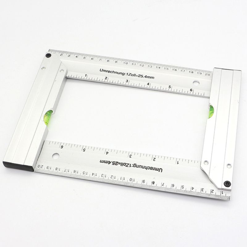 Thước Đo Gỗ Hình Vuông 90 Độ Tiện Dụng° Thước Đo Góc Cho Thợ Mộc 200mm 250mm 300mm