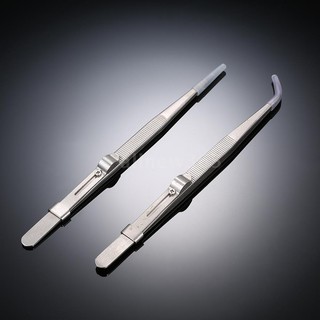 Allnew  Multifunctional 304 Stainless Steel Tweezers Practical Gem Identification Tweezer Tool